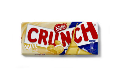 Crunch tablet white 100 gr