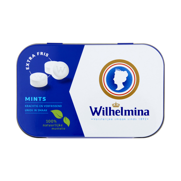 Wilhelmina mints extra fris 50 gr
