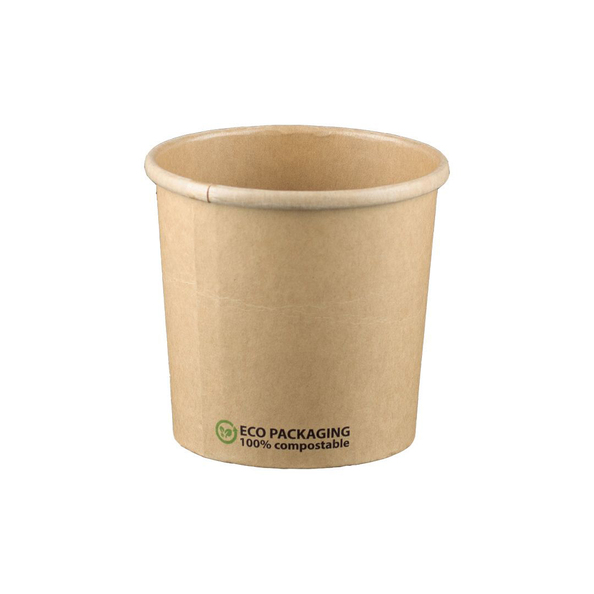 Kraft/PLA soepbeker 12oz/360ml/90mm a500