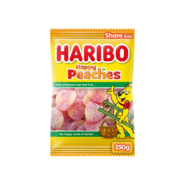 Haribo perziken 250 gr