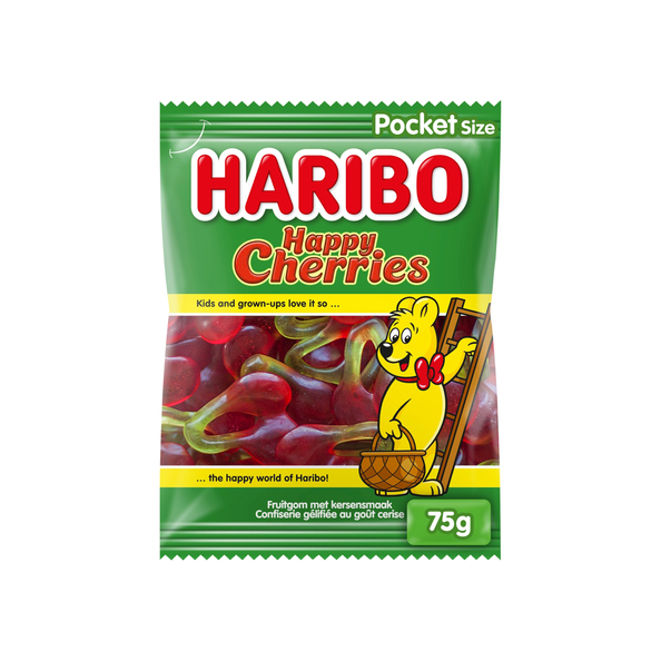 Haribo happy cherries 75 gr
