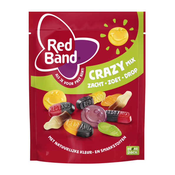 Red band snoepmix crazy zak 235 gr