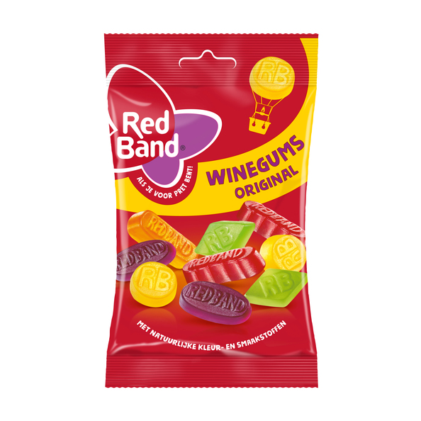 Red Band winegums 120 gr