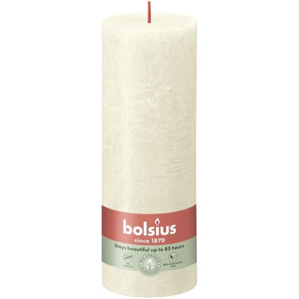 Bolsius Rustiek stompkaars 190/68 Soft Pearl