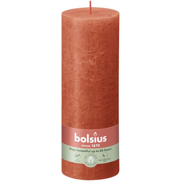 Bolsius Rustiek stompkaars 190/68 Earthy Orange