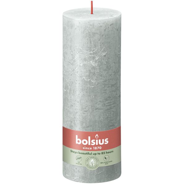 Bolsius Rustiek stompkaars 190/68 Jade Green