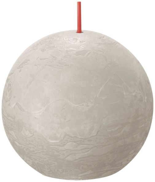 Bolsius Rustiek bolkaars Ø76mm Sandy Grey