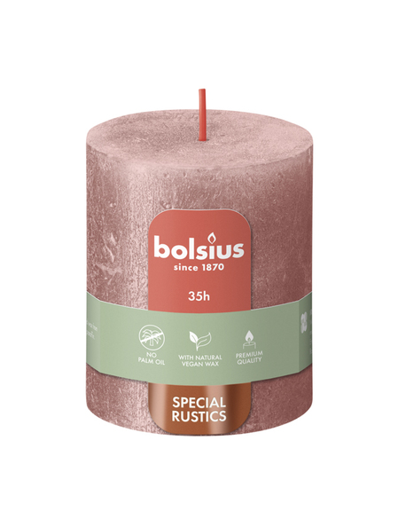 Bolsius Stompkaars Shimmer 80/68 Pink