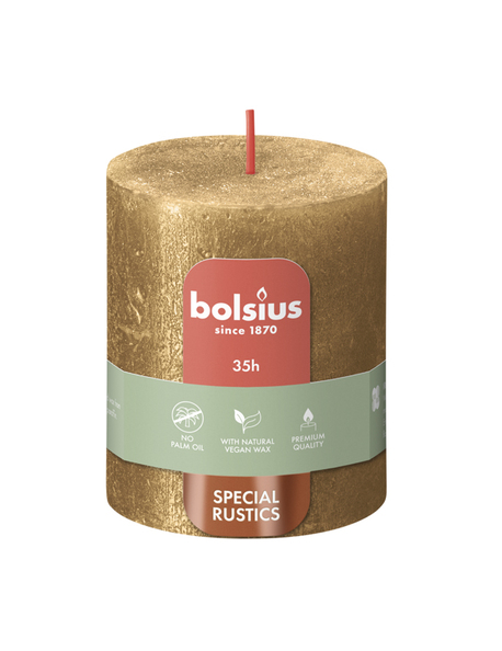 Bolsius Stompkaars Shimmer 80/68 Gold