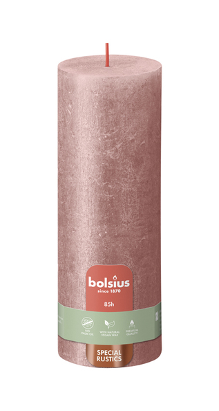 Bolsius Stompkaars Shimmer 190/68 Pink