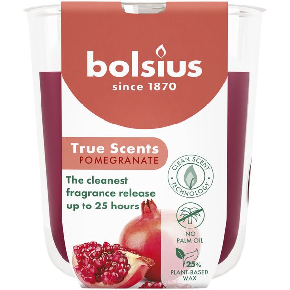 Bolsius Geurglas 80/73 True Scents Pomegranate