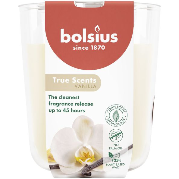 Bolsius Geurglas 97/85 True Scents Vanilla
