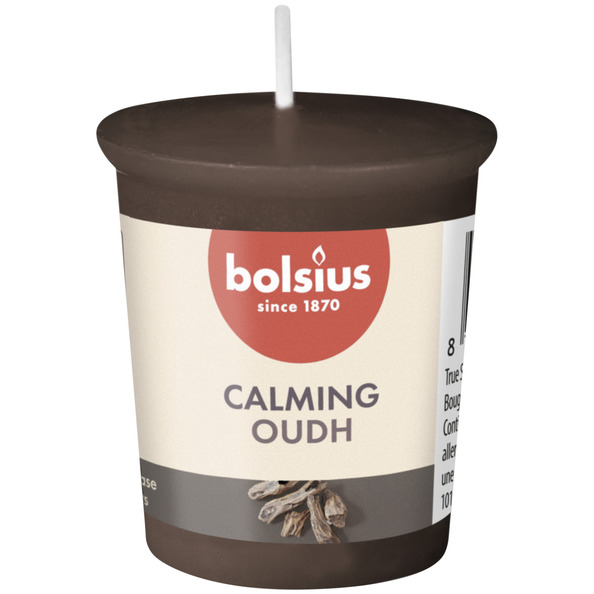 Bolsius Votive rond 53/45 True Scents Oud Wood