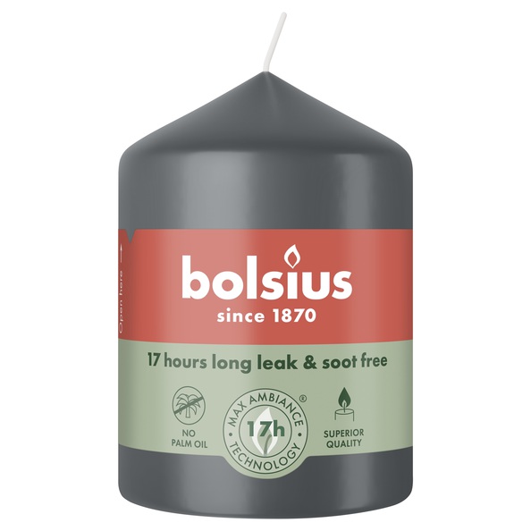 Bolsius Stompkaars 80/58 Stormy Grey