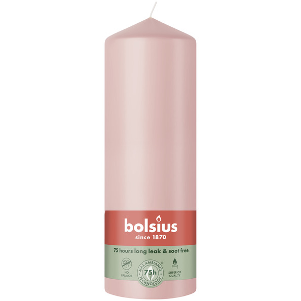 Bolsius Stompkaars 200/68 Misty Pink