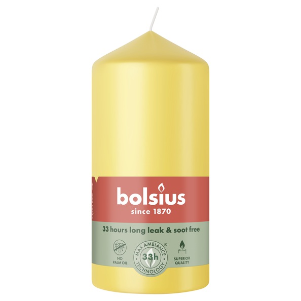 Bolsius Stompkaars 120/58 Sunny Yellow