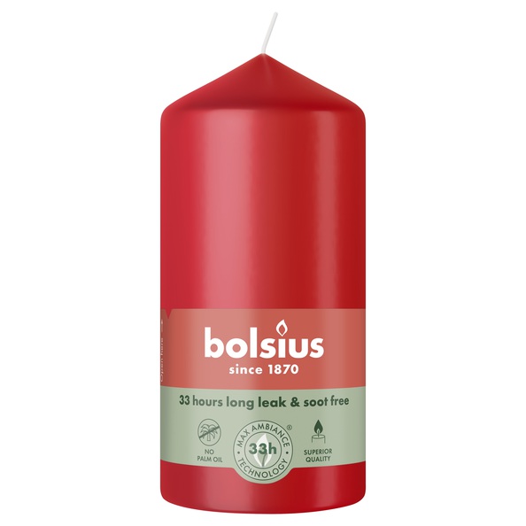 Bolsius Stompkaars 120/58 Delicate Red