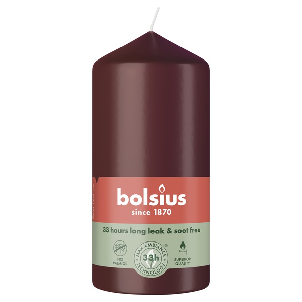 Bolsius Stompkaars 120/58 Velvet Red