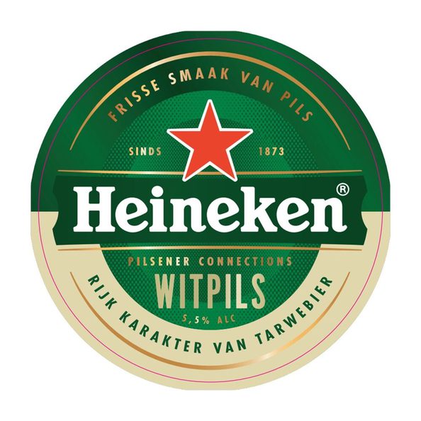 Heineken witpils viltjes 4x100