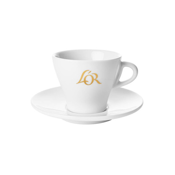 L'Or gold lungo kop en schotel 120cc