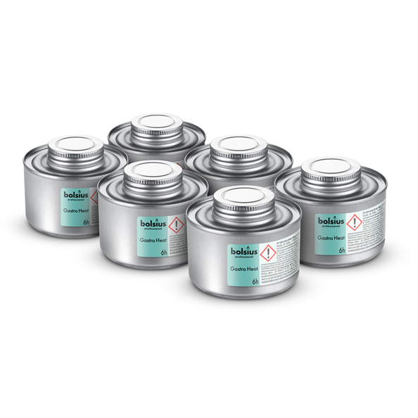 Bolsius gastro heat blikje 6 branduren 4 tray a 6 stuks