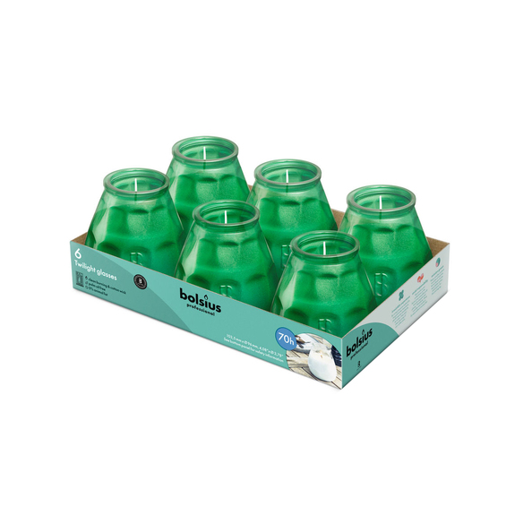 Bolsius prof twilight metallic groen a6