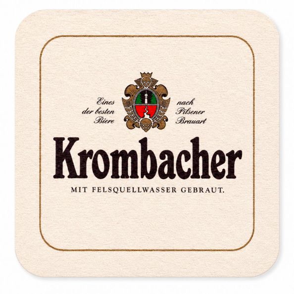 Krombacher bierviltjes a500