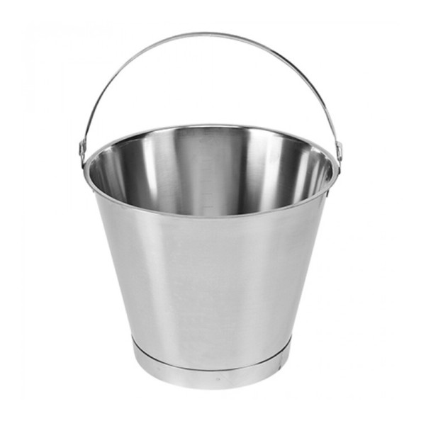 Emmer rvs 10 liter