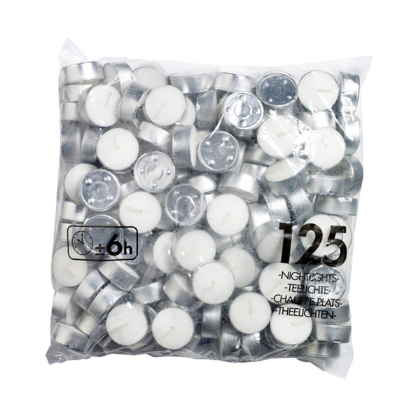 Bolsius theelicht 6u zak 125 stuks