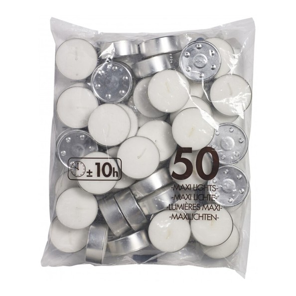 Bolsius maxitheelicht 10u zak 50 stuks