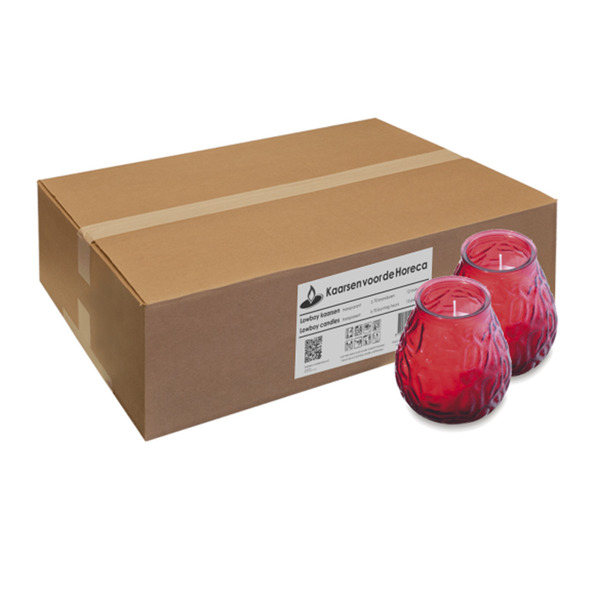 Bolsius lowboy rood