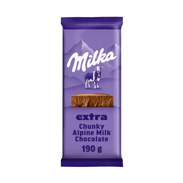 Milka extra melk 190 gr