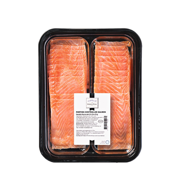 Smitvis zalm plakjes gerookt pcs zav 500 gr