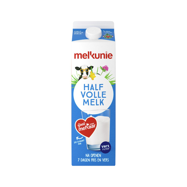 Melkunie verse halfvolle melk pak 1 ltr