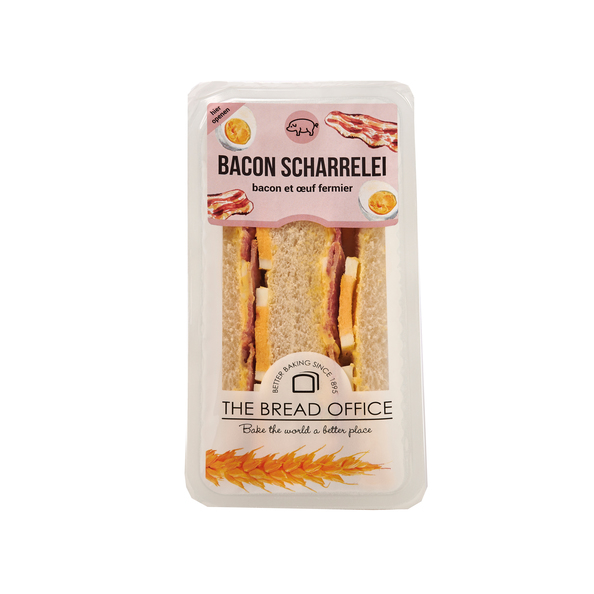 The Bread Office sandwich bacon scharrelei wit 157 gr lang houdbaar