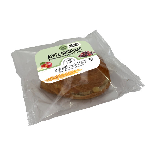 The Bread Office croissant bun appel roomkaas 125 gr