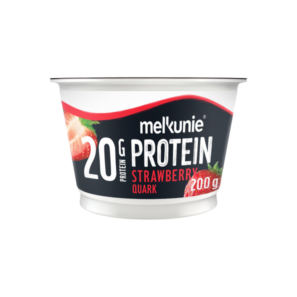 Melkunie protein aardbei kwark 200 gr