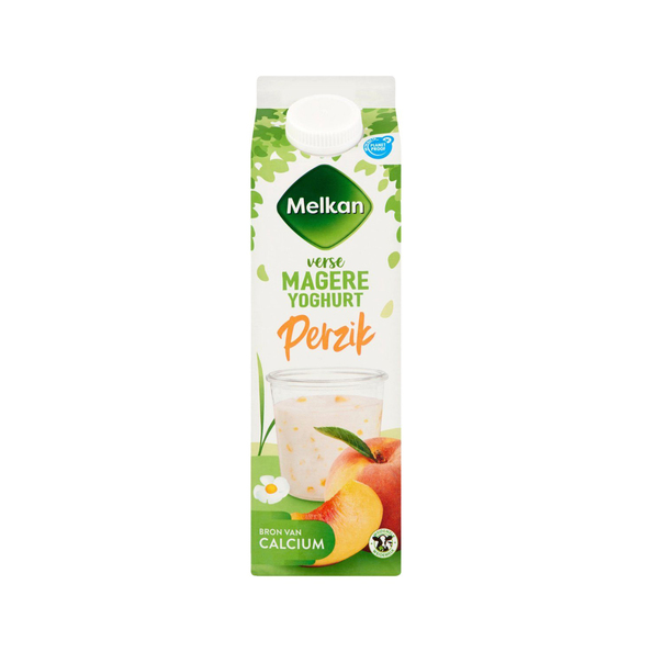 Melkan magere yoghurt perzik 1 liter