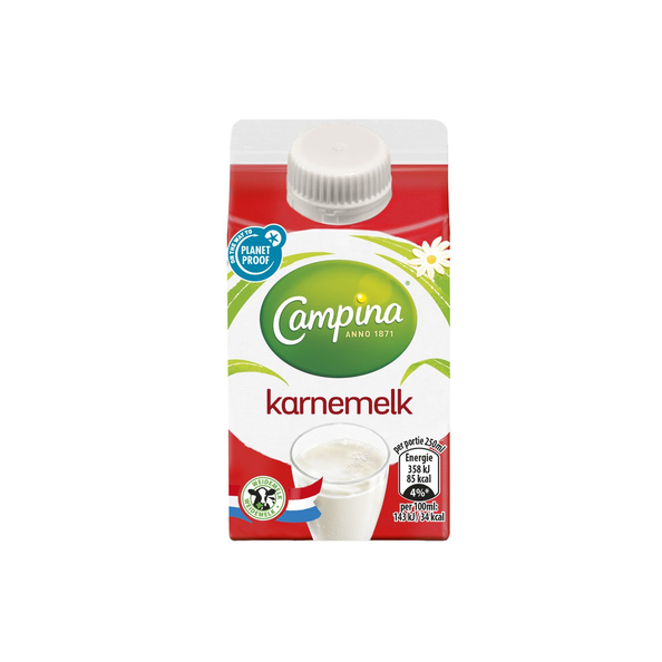 Campina karnemelk pakje 250 ml