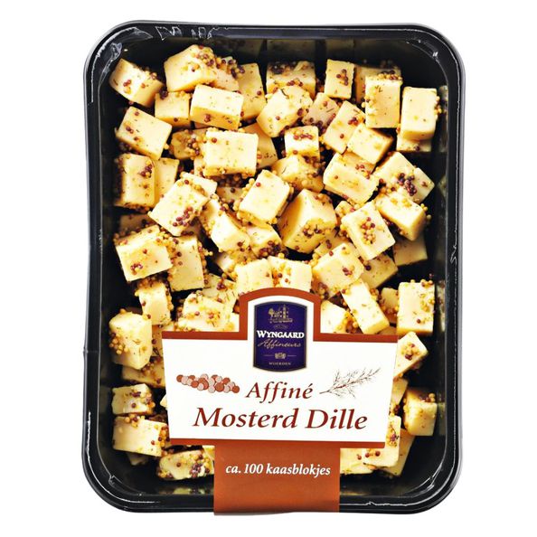 Wijngaard mosterd dille kaasblokjes 500 gr
