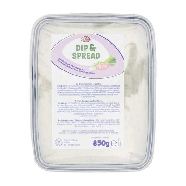 Dip & spread kruidenkaasdip 850 gr