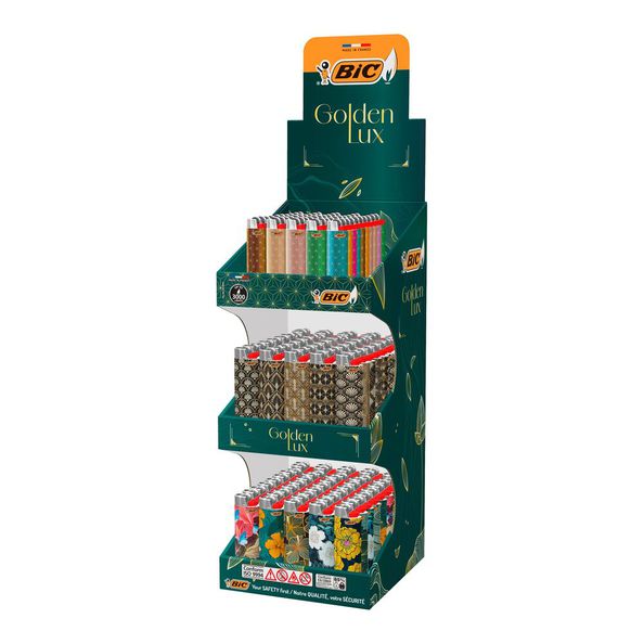 Bic J25 J26 3-level display gold lux a150