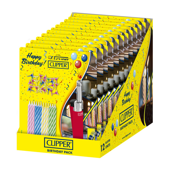 Clipper minitube + birthday candles