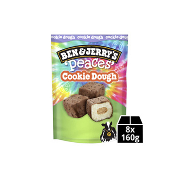 Ben & Jerry's cookie dough peaces 8 x 160 gr