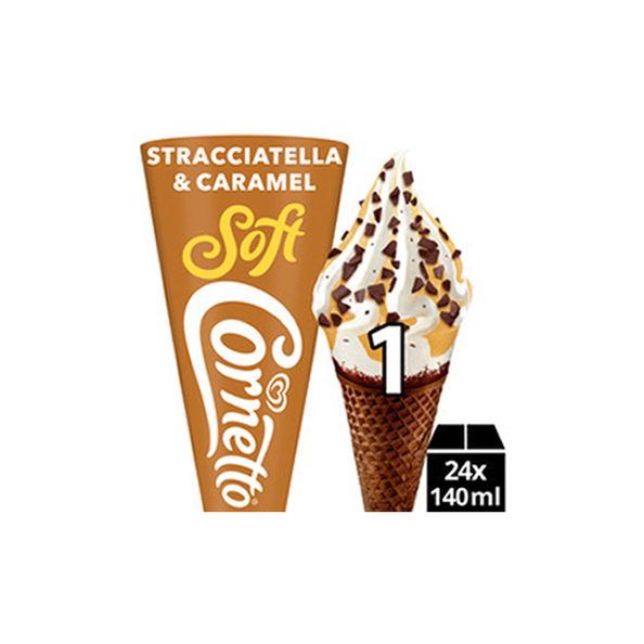 OLA Handijs cornetto soft stracciatella 24 x 140 ml