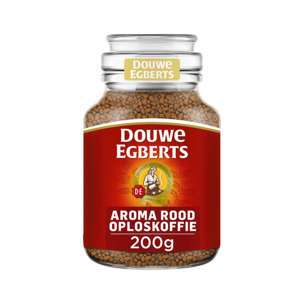 Douwe Egberts moccona oploskoffie aroma rood 200 gram