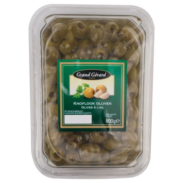 Olijven knoflook 800 gr