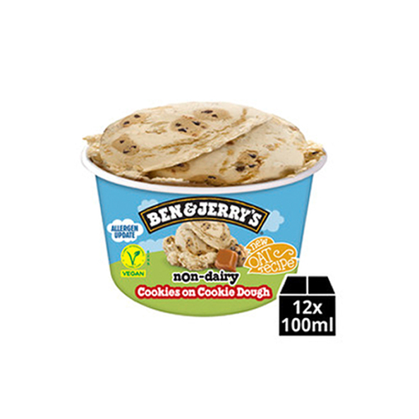 Ben & Jerry's Shortie non-dairy cookies on cookie dough 12 x 100 ml