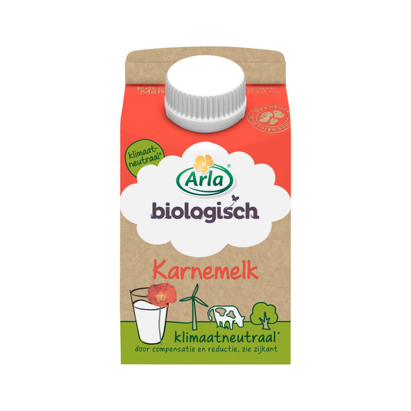 Arla bio karnemelk pakje 250 ml