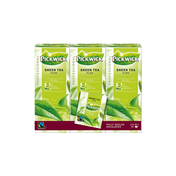 Pickwick professional green tea pure fairtrade 1.5 gr